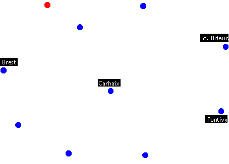 Network of Towns in Brittany